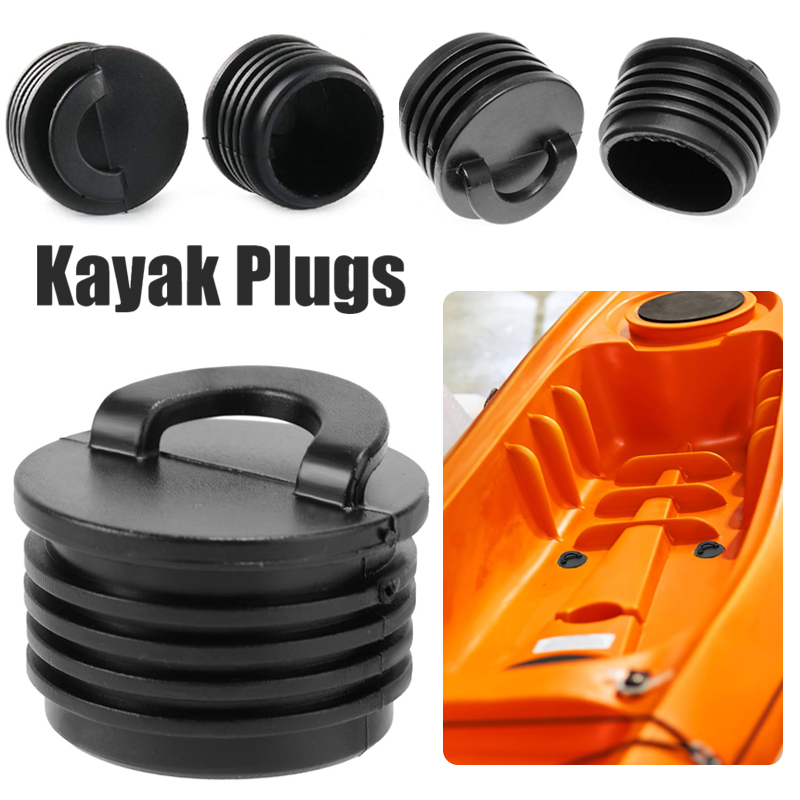 Fishing Boat Steering Wheel - 4 Pack Universal PVC Rubber Drain