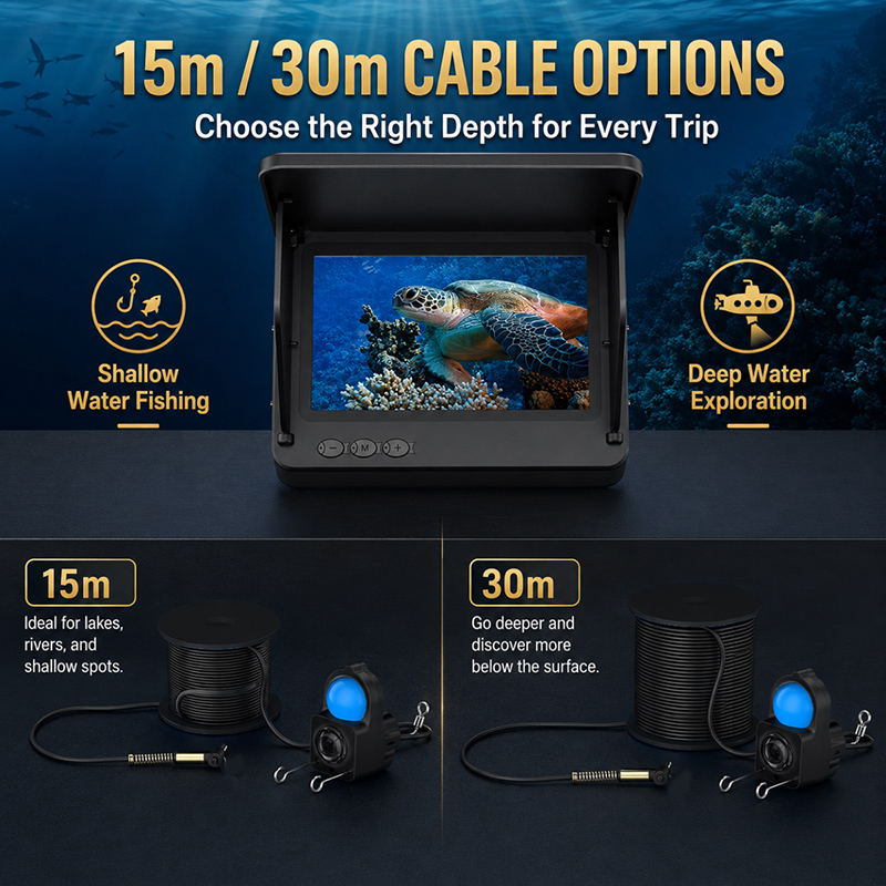 Fish Finder Underwater Camera  - Fishing Boat Depth Finder 评论和价格