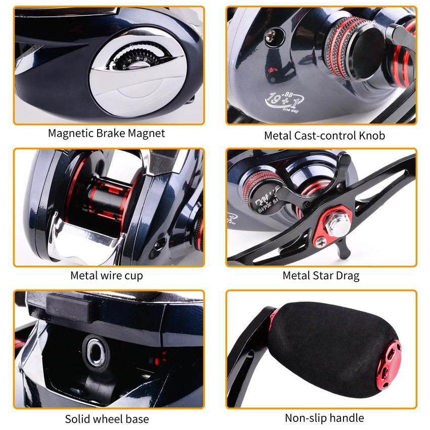 8.0:1 19+1BB Fishing Reel Left - Fishing Boat Steering Wheel 评论和价格