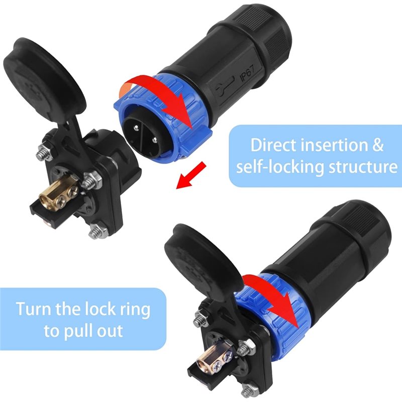 Trolling Motor Plug 2 Pack 12V - Fishing Boat Trolling Motor 评论和价格