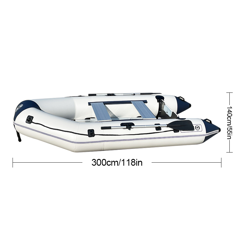 5 Person 3M PVC Inflatable Ass - Fishing Boat Aluminum 评论和价格