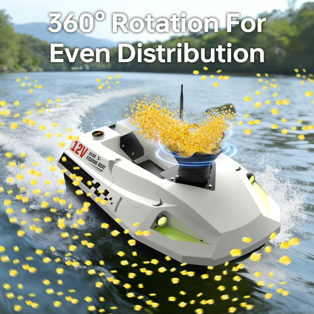 2.4GHz Wireless RC Boat Bait D - Fishing Boat Anchor Winch 评论和价格