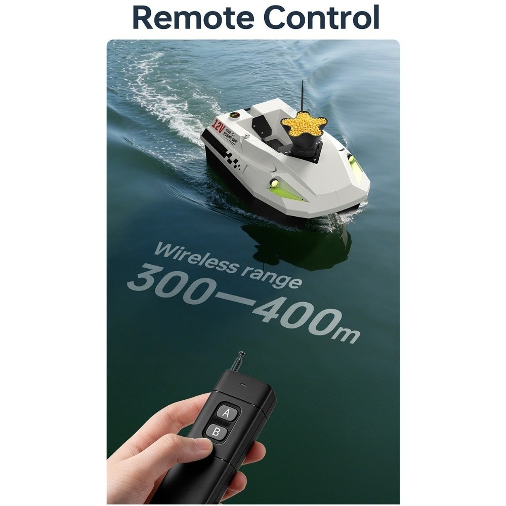2.4GHz Wireless RC Boat Bait D - Fishing Boat Anchor Winch 评论和价格