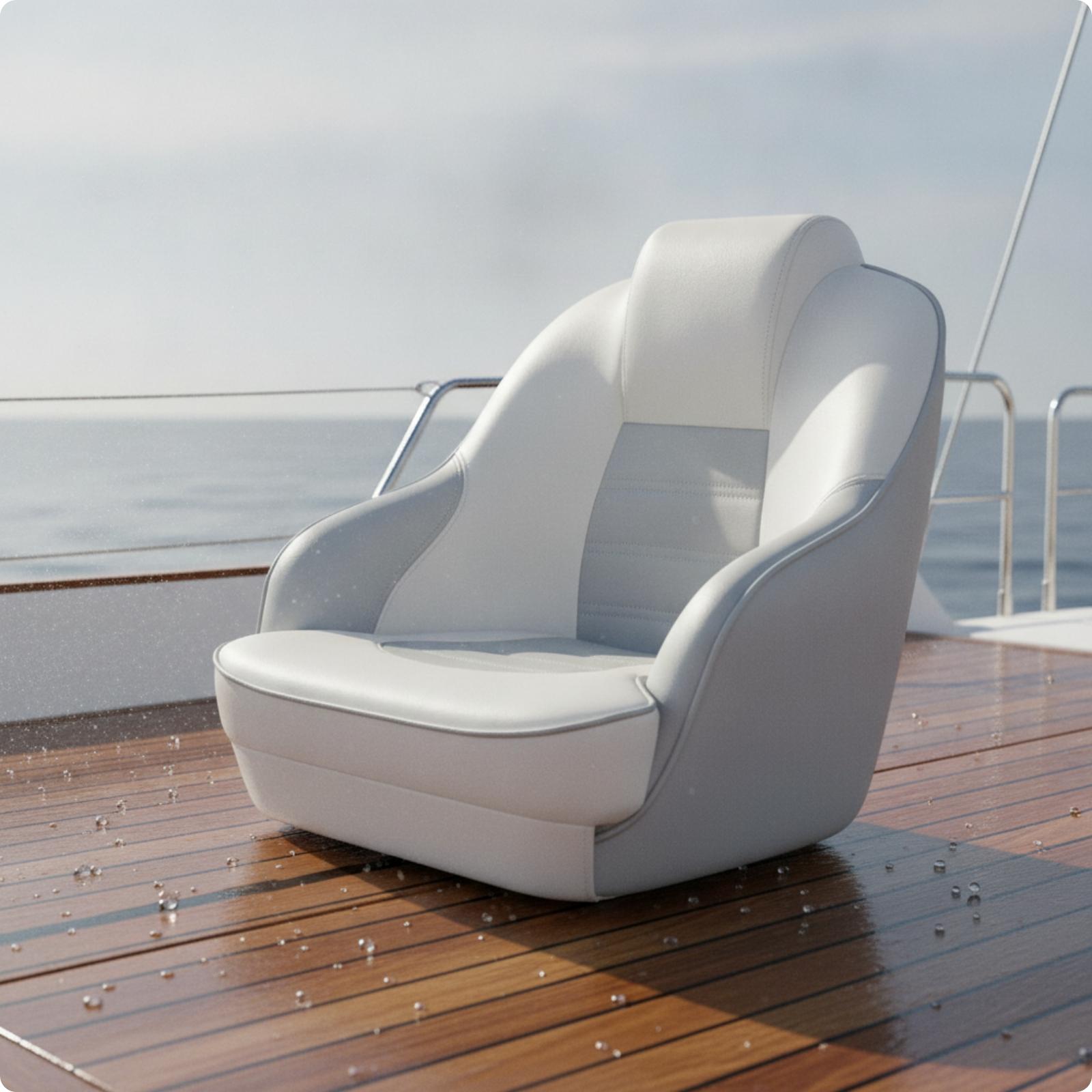 Marine Captain Seat High Back  - Fishing Boat Seat 评论和价格